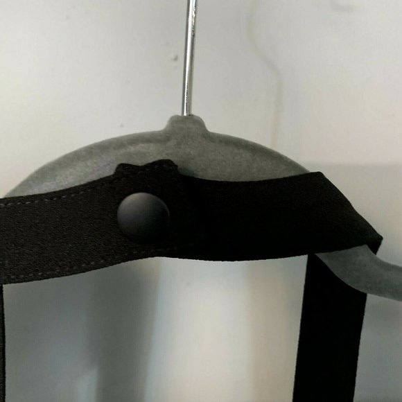 Forever 21 Dress Size S Halter Black Crochet Mini Faux Wrap Back Zipper NWT - Picture 6 of 9